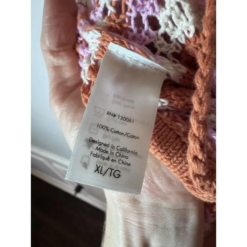 LSpace Allegra Crochet Maxi Dress Sz XL $154 NWT